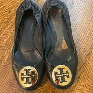 TORY BURCH black flats
